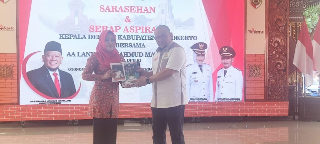 Terima Kunjungan Ketua DPD RI, Ikfina Sampaikan 7 Usulan dari Kades se-Mojokerto