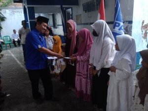 Semarakkan HUT ke-25, DPD PAN Kota Mojokerto Berikan Santunan ke Ratusan Anak Yatim