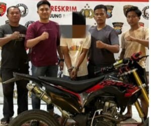 Dua Maling Motor di Tanjung Balai Diciduk Polisi