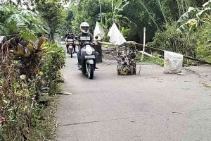 DPUPR Bakal Perbaiki Jalan Longsor Kemlagi di Bulan Agustus
