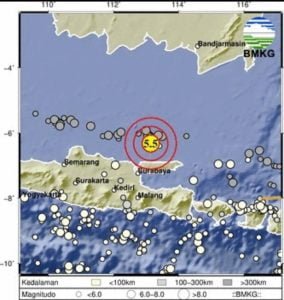 Gempa, Bangkalan