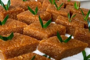 Kue wajik, ketan karamel, resep