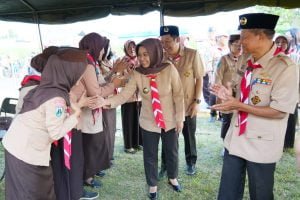 Perkemahan Raiser Scouting Competition Jadi Ajang kreatifitas, Ini Pesan Penting Ning Ita