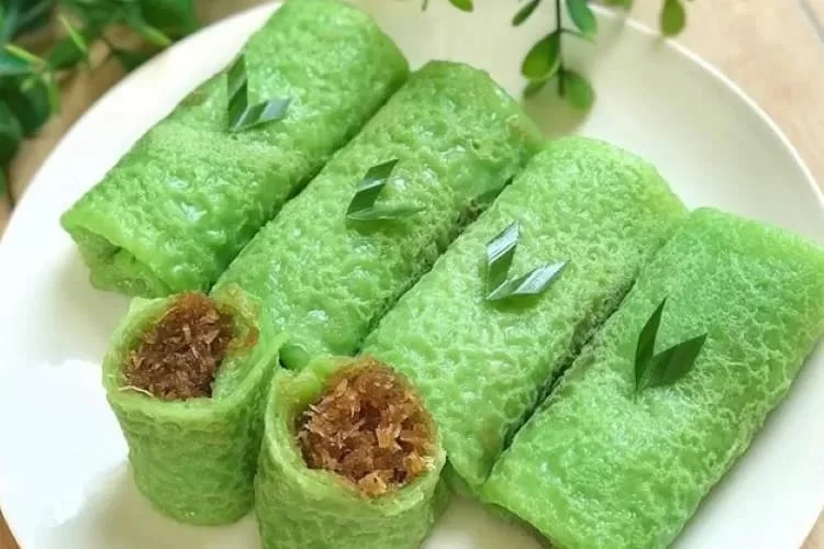 Resep masakan, Dadar gulung pandan