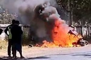 Motor terbakar, Gerobak terbakar