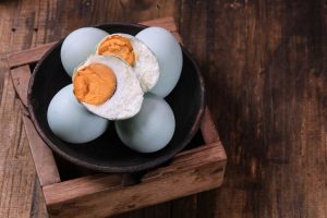 Telur asin, Kuliner