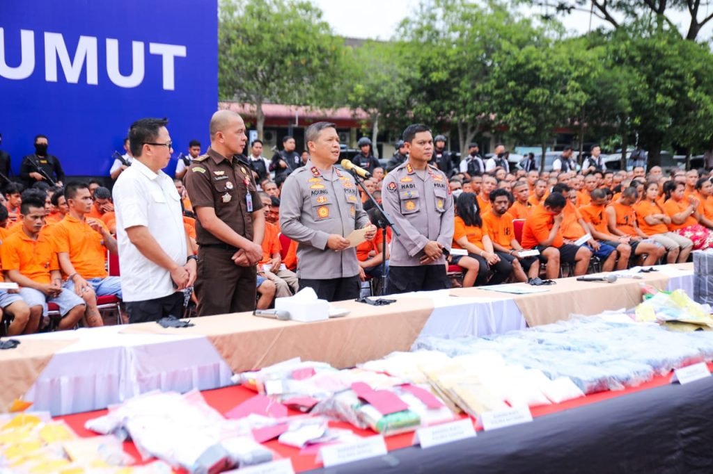 Polda Sumut Bongkar Pabrik Narkoba di Tanjung Balai
