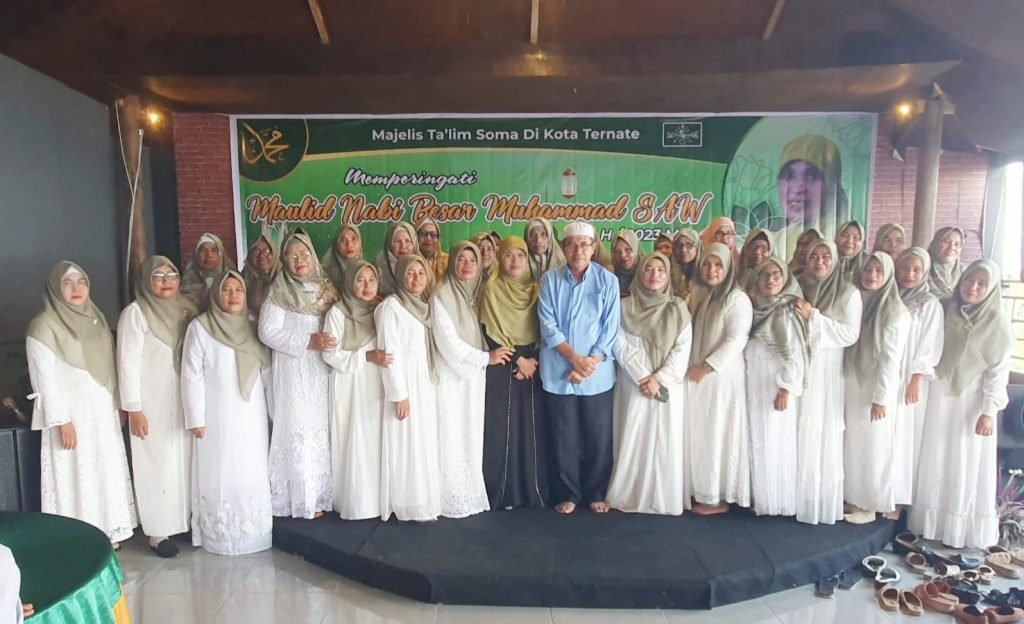 Dikukuhkan Sebagai Pengurus Majelis Ta’lim Soma Kota Ternate Serta Peringati Maulid Nabi Muhammad SAW, Ini Harapan Ketua IKS Malut