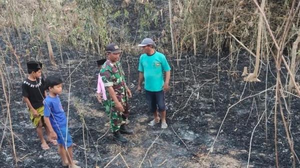 Kakek di Sampang, Bakar lahan bambu