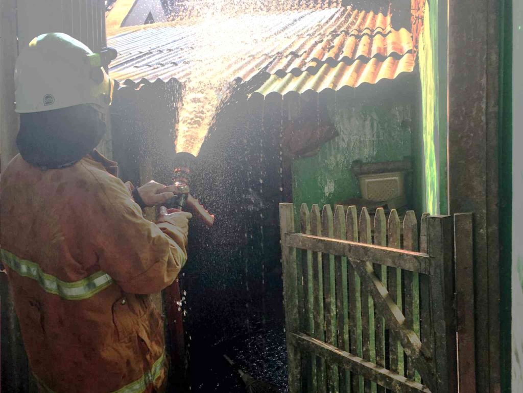 Kandang Ayam di Mojosari Terbakar, Seorang Kakek Ikut Terpanggang
