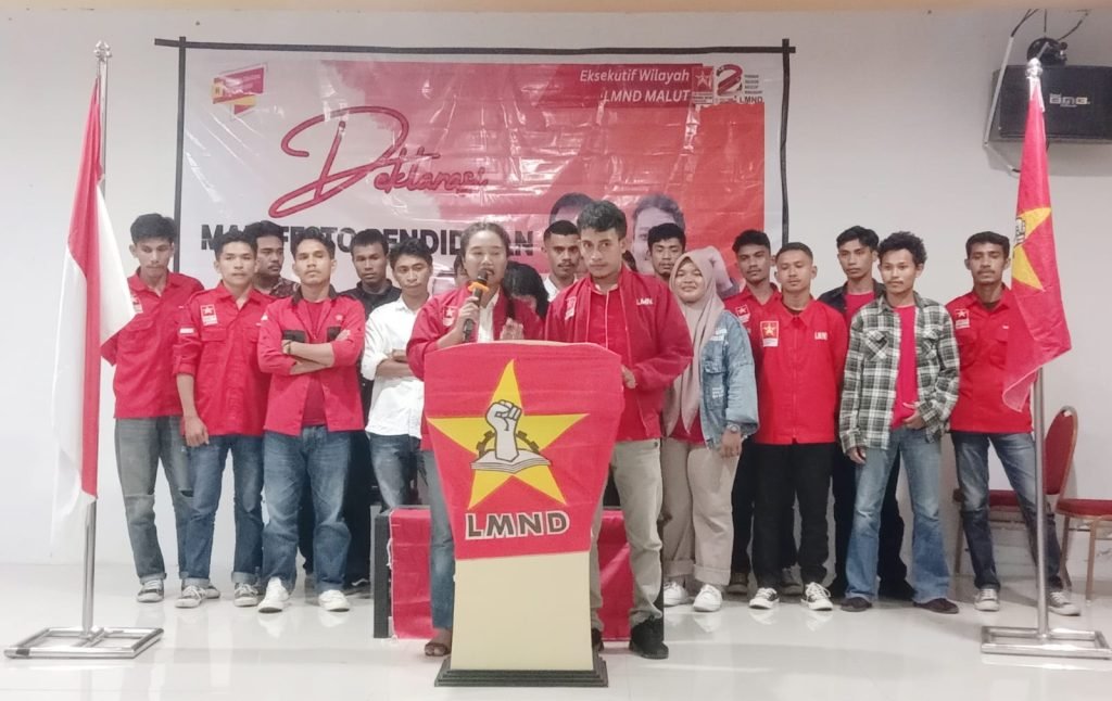 EW-LMND Malut Resmi Deklarasikan “Manifesto Pendidikan Nasional”