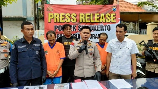 Gadaikan motor teman, Berita Surabaya