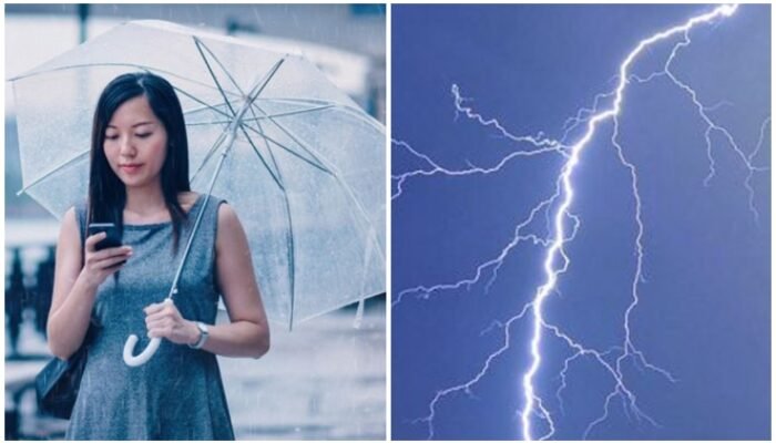Bermain Ponsel Saat Hujan Bisa Tersambar Petir? Cek Faktanya
