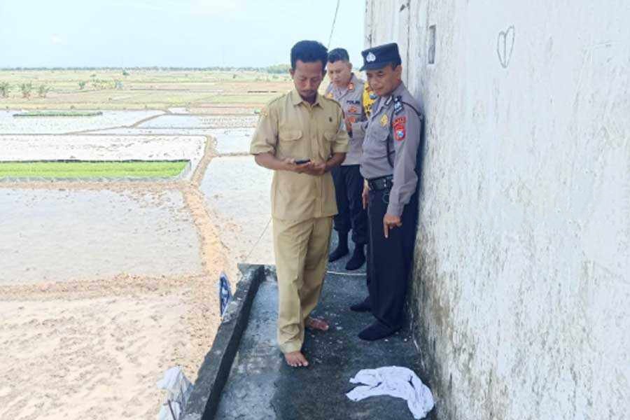 Terpeleset dari Balkon, Pelajar SMP tewas
