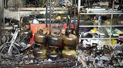 Toko kelontong, Berita kebakaran