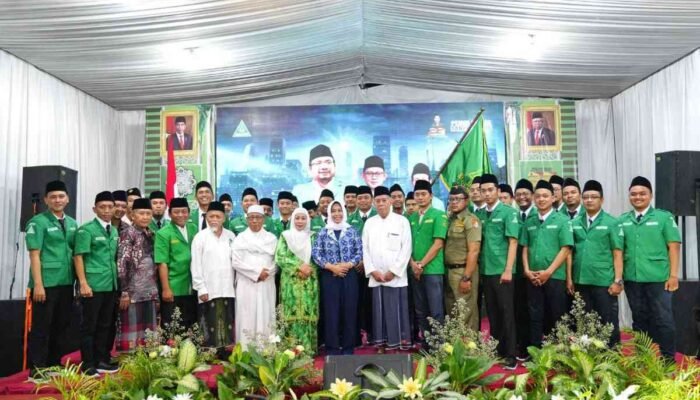 Hadiri Pelantikan GP Ansor, Ning Ita Ajak Pemuda Terlibat Pembangunan Kota Mojokerto