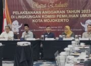 KPU Kota Mojokerto Gelar Rapat Evaluasi Anggaran 2023