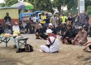 Diduga jadi Penyebab Kolam Segaran Kering, FNPM Protes Pembangunan Pujasera dengan Ritual Tolak Balak