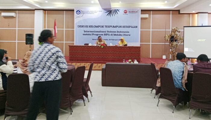 Kantor Bahasa Malut Gelar Diskusi Kelompok Internasionalisasi Bahasa Indonesia Melalui Program BIPA