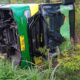 Bus Trans Jatim Terguling di Hutan Dawarblandong Gegara Hindari Iring-iringan Motor dan Mobil