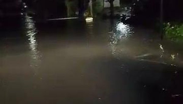 Kali gandong meluap, 3 Desa, Terendam banjir