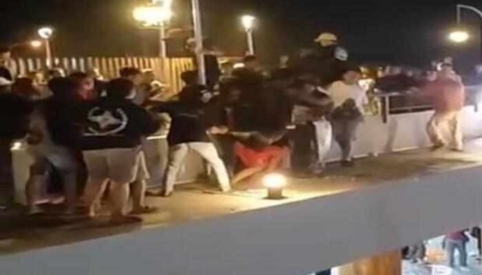 Nobar Timnas U23 Kontra Uzbekistan di Tuban Abirama Diwarnai Aksi Tawuran