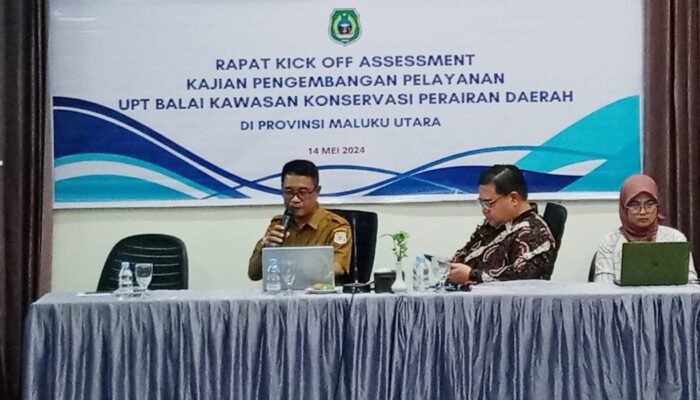 DKP Malut Gelar Rapat Kick Off Assessment Kajian Pengembangan Pelayanan UPTD BKKPD di Maluku Utara