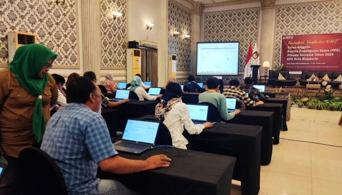 144 Pelamar PPS Pilkada Kota Mojokerto Ikuti Tes CAT