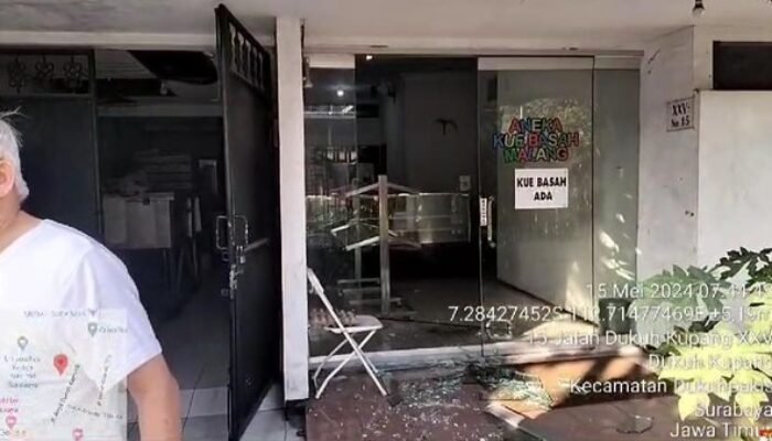 Maling yang Obok-obok Toko Kue di Surabaya Berhasil Diringkus Polisi