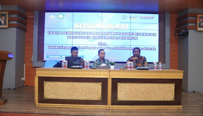 Unkhair Sosialisasi Peningkatan Layanan Mutasi Kepegawaian