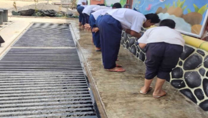 Subhanallah, SMPN 5 Kota Mojokerto Manfaatkan Air Bekas Wudhu untuk Budidaya Lele