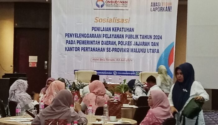 Ombudsman Malut Sosialisasi Penilaian Kepatuhan Penyelenggaraan Pelayanan Publik Tahun 2024