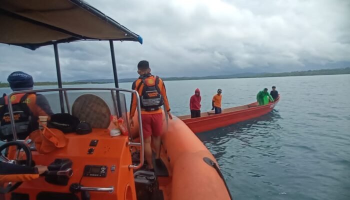 Satu Orang Jatuh Dari Longboat Perairan Selat Capalulu Maluku Utara 