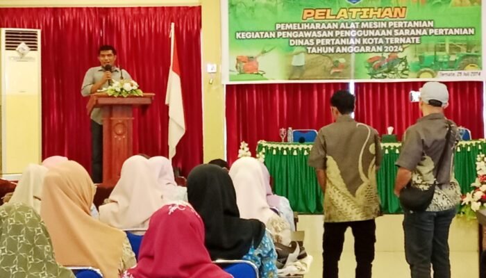 Distan Kota Ternate Gelar Pelatihan Penggunaan Alsintan Tahun 2024