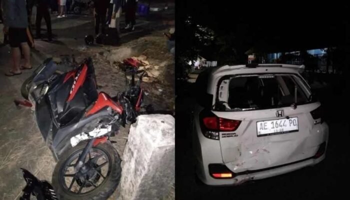 Tabrak Mobil dari Belakang, Dua Pelajar di Magetan Luka-luka