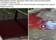 Terungkap! Ini Penyebab Warna Air Sungai di Malang Berubah Jadi Merah