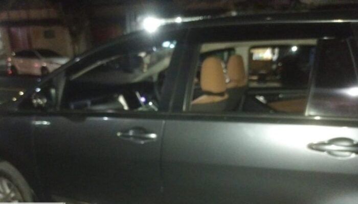 Mobil Pribadi Kasat Narkoba Polres Blitar Jadi Sasaran Pecah Kaca Oleh OTK