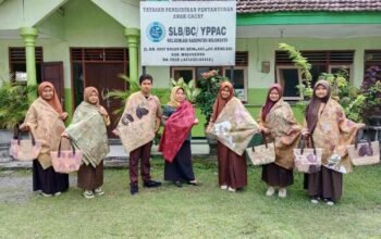 SLB Kemlagi, SLB BC YPPAC Kempagi, Batik Ecoprint