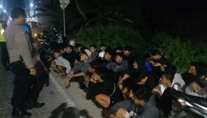 Aksi Balap Liar di Jombang Dibubarkan Polisi, 28 Motor Diamankan