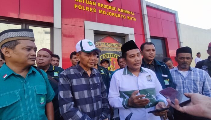 Antisipasi Upaya Penggembosan Muktamar PKB di Bali, DPC PKB Kota Mojokerto Kirim SK Kepengurusan ke Polres