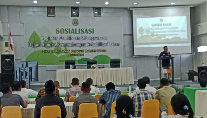 Dinas Kehutanan Malut Sosialisasi Pembinaan dan Pengawasan Pengembangan Rehabilitasi Lahan