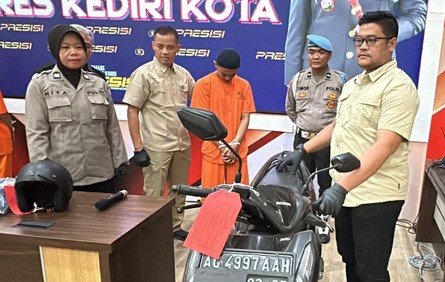 Pemotor tewas, Berita Kediri