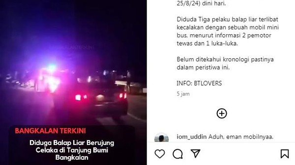 Balap liar, Berita Bangkalan