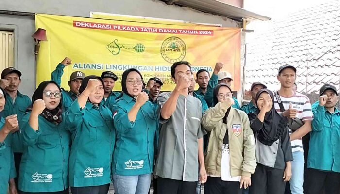 Aliansi Lingkungan Hidup Indonesia Deklarasikan Pilkada Jatim Damai 2024