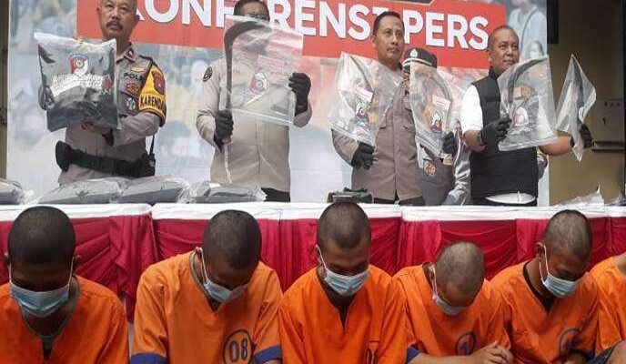 Tujuh Anggota Geng Motor Raja Kasus di Probolinggo Diamankan Polisi