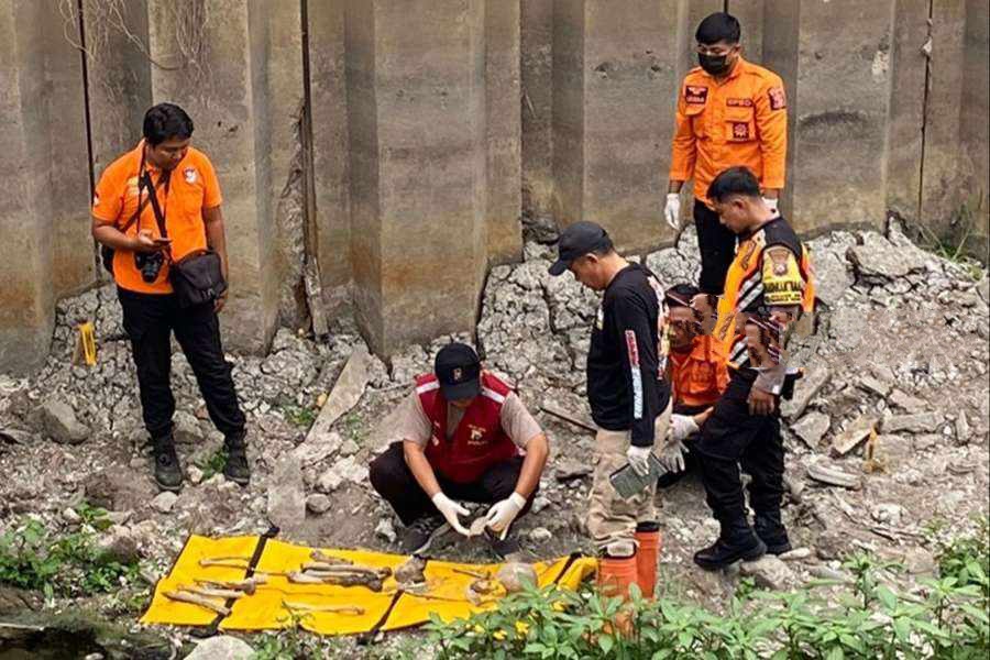 Kerangka manusia, Berita Surabaya