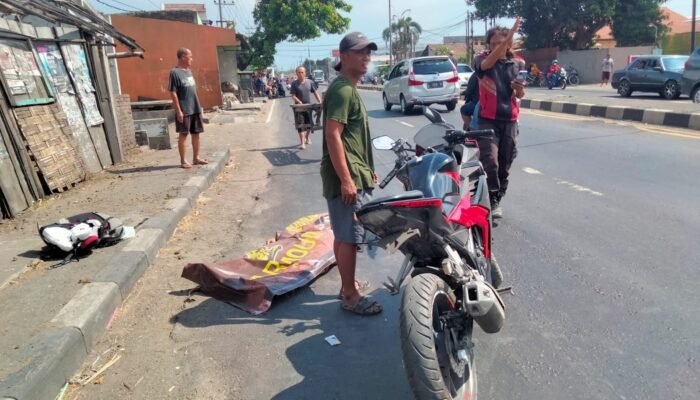 Pemotor di Mojokerto Tewas Terserempet Bus