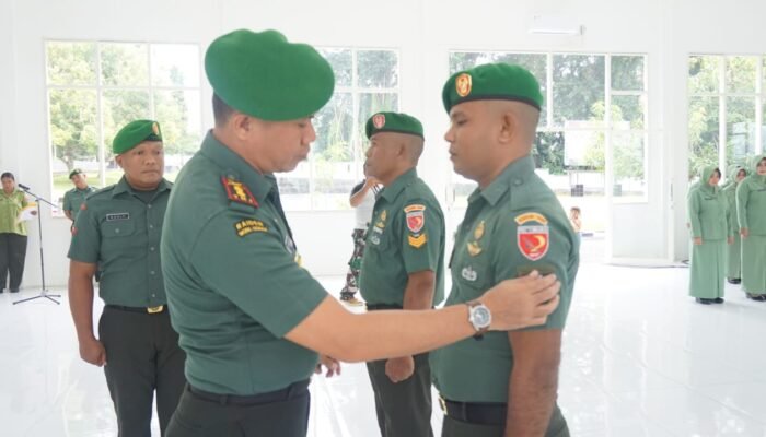 Hari Kesaktian Pancasila, 36 Personil Kodim 1509/Labuha Naik Pangkat