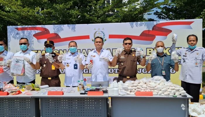 Kejari Kota Mojokerto Musnahkan BB Narkoba Senilai Rp 600 Juta