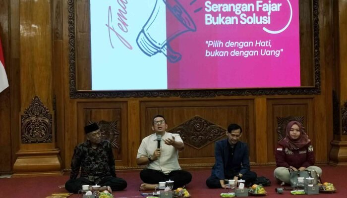 Ajak Warga Kota Mojokerto Tolak Money Politik, Mas Pj : Serangan Fajar Bukan Solusi